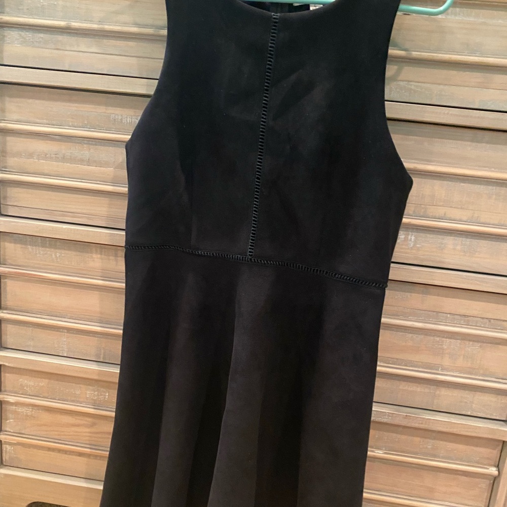 Francesca's Collections Black Midi Dress
